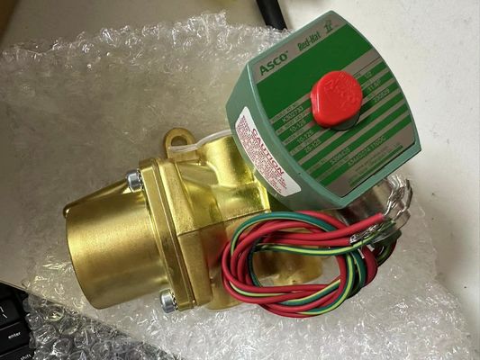 8344G074 110V Emerson ASCO Valvola solenoidale 4 vie 1/2" NPT corpo in ottone solenoidale singolo
