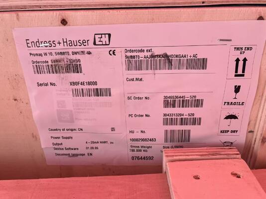 Trasmettitore di pressione industriale Endress Hauser 5WBBT0-33X0/0