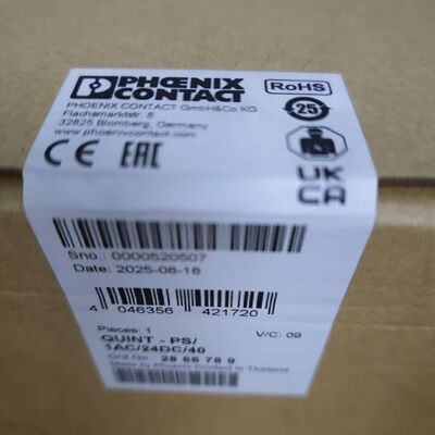 Connessione Phoenix QUINT-PS/1AC/24DC/40 (2866789) Fornitore di alimentazione ferroviaria DIN monofase
