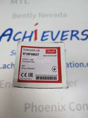 Danfoss 018F6857 bobina solenoide 24VDC IP67 Box terminale