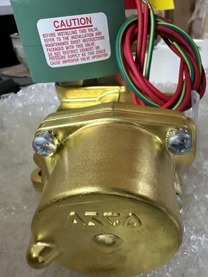 8344G074 110V Emerson ASCO Valvola solenoidale 4 vie 1/2" NPT corpo in ottone solenoidale singolo