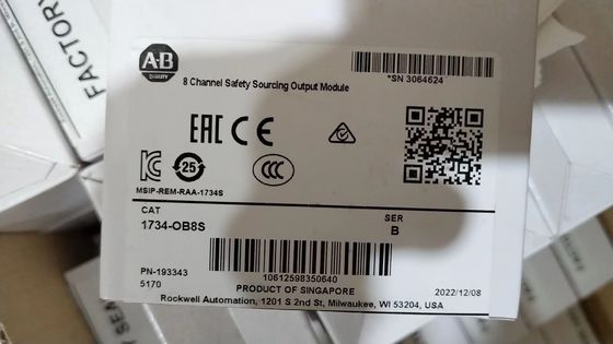 24VDC Allen Bradley 1734-OB8S POINT I/O Safety I/O Modulo Otto canali di uscita di corrente