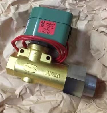 8266D069V 1/2" NPT Emerson ASCO 2 Way Solenoid Valve Olio di combustibile 120VAC 1/4"