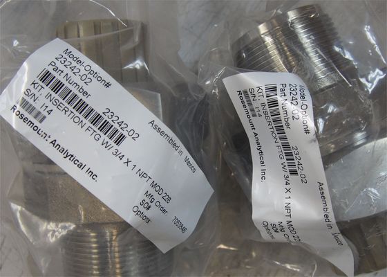 23242-02 Emerson Rosemount Sensori PH Adapter di montaggio 1,5" inserimento 1" x 0,75"