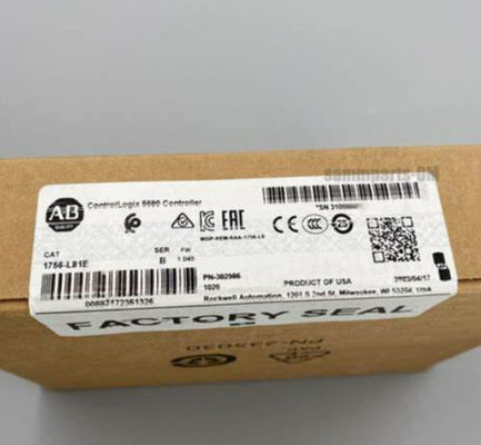1756-L81E ALLEN BRADLEY ControlLogix 5580 Controller 50 Volt Continuo
