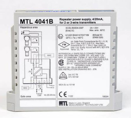MTL4041B MTL Strumenti Ripetitore Fornitura di alimentazione Numero di canali Uno
