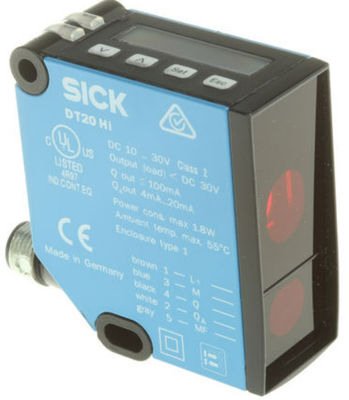 SICK Sensori di distanza laser DT20 Hi DT20-P244B 24,3 mm x 72,4 mm x 54,1 mm