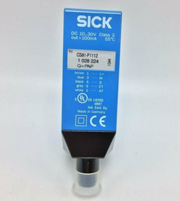 SICK CS81-P1112 Sensori di colore CS8 connettore maschile M12 5-Pin 30,4 mm x 80 mm x 53 mm