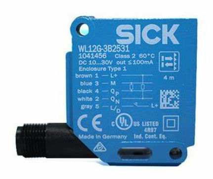 SICK WL12G-3B2531 Sensore fotoelettrico rettangolare per applicazioni industriali