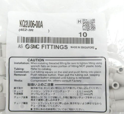 SMC KQ2U06-00A Fitting, Union Y, KQ2 FITTING Intervallo di pressione di funzionamento da −100 KPa a 1 MPa