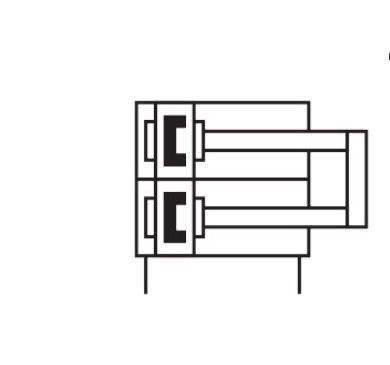 Festo DGST-16-40-PA Mini slide 16 mm diametro del pistone Alta forza 241 N a 6 bar