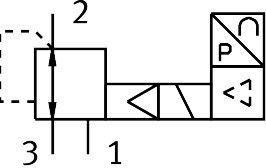 Festo MPPE-3-1/8-6-420-B Valvola di regolazione della pressione proporzionale