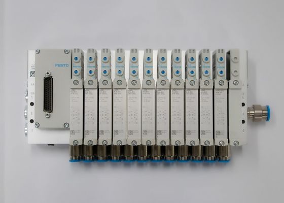 Festo Valve manifold VTUG con spina multi-pin o connessione di bus di campo VTUG-14-VRPT-B1T-Q12B-UB-Q6SU-24K+TTSC