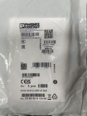Phoenix MINI MCR-2-UNI-UI-2UI Moltiplicatore di segnale con pressione pilota 1,5 ... 8 bar Tipo di porta prodotto G1/8