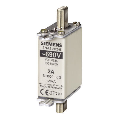 Siemens 3NA3814-6 LV HRC Fuse Element per misurare il span 30 bar e la flange ovale durante il funzionamento