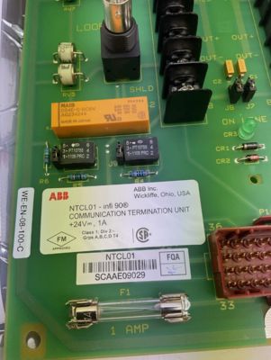 Unità di terminazione collegamento comunicazioni ABB NTCL01