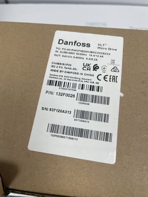 Danfoss FC-051P4K0T4E20H3BXCXXXSXXX Convertitore di frequenza AC, pressione 10 bar e materiale di tenuta NBR