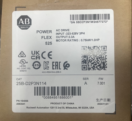 Convertitore di frequenza regolabile Allen-Bradley 25B-D017N114