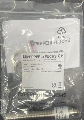 Sensore a ultrasuoni Pepperl+Fuchs 3RG6232-3JS00-PF con uscita a relè