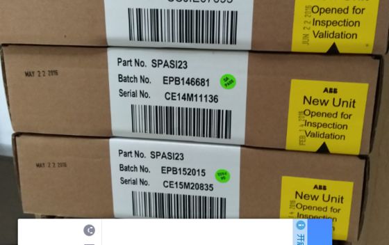 ABB SPASI23 Valve Positioner Analog Input Module 16-Channel AI