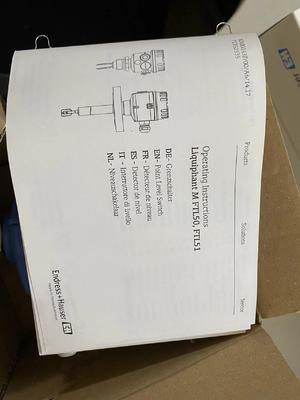 Endress+Hauser FTL50-JHN2/0 Interruttore di livello Liquiphant FTL50
