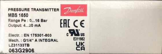 Trasmettitore di pressione Danfoss MBS 1650