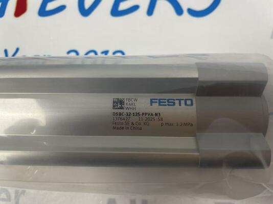 Cilindro pneumatico a doppio effetto Festo DSBC-32-125-PPV-A-N3 ad alte prestazioni, standard ISO