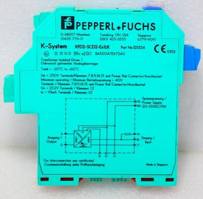 Convertitore di segnale a sicurezza intrinseca Pepperl Fuchs KFD2-SCD2-EX1.LK