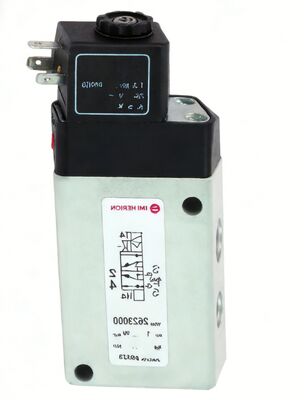 Valvola a cursore a pistone ad azionamento indiretto elettromagnetico serie Norgren 26230