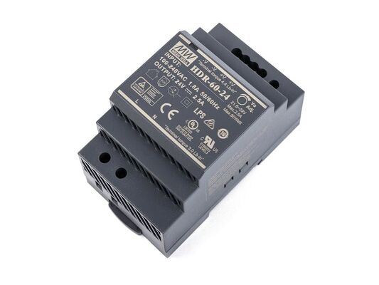 Alimentatore per guida DIN ultra sottile MW Mean Well HDR-60-24