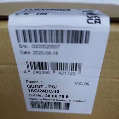 Connessione Phoenix QUINT-PS/1AC/24DC/40 (2866789) Fornitore di alimentazione ferroviaria DIN monofase