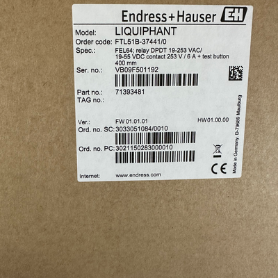 E+H FTL51B-37441/0 Liquipant FTL51B Extended Probe Vibronic Tuning Fork Level Switch