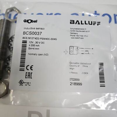 BALLUFF BCS M12T4D2-PSM40C-S04G Sensore di prossimità capacitivo