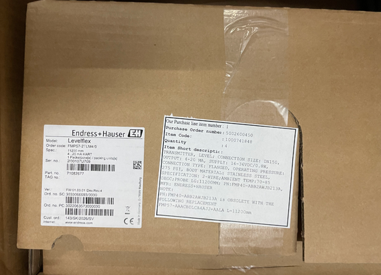 E+H FMP57-2TLM4/0 Trasmettitore di livello radar guidato Levelflex