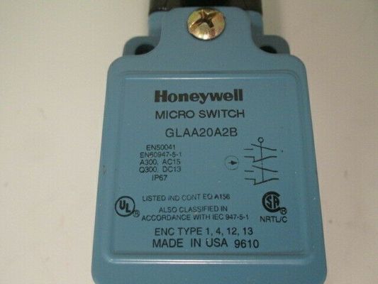 Honeywell GLAA20A2B Snap Action Limit Switch laterale rotante 10A 600 VAC 250 VDC Zinc Serie GLA