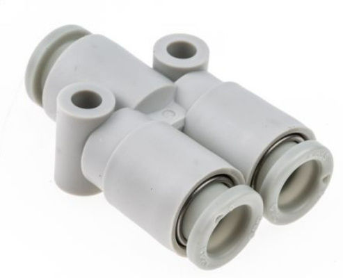 SMC KQ2U06-00A Fitting, Union Y, KQ2 FITTING Intervallo di pressione di funzionamento da −100 KPa a 1 MPa