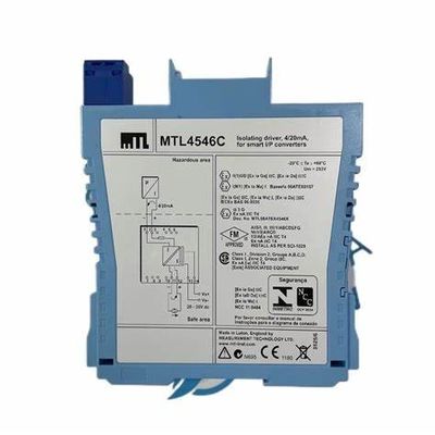 MTL4546C Isolatori intrinsecamente sicuri Intervallo di segnale Uscita da 4 a 20mA Indicazione di potenza verde
