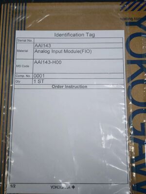 Modulo di ingresso analogico isolato a 16 canali YOKOGAWA AAI143-H00